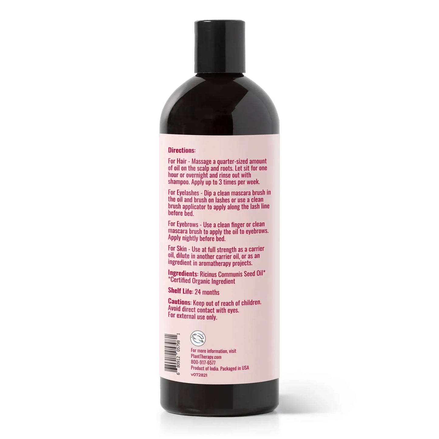 Organic Castor Oil 16 oz