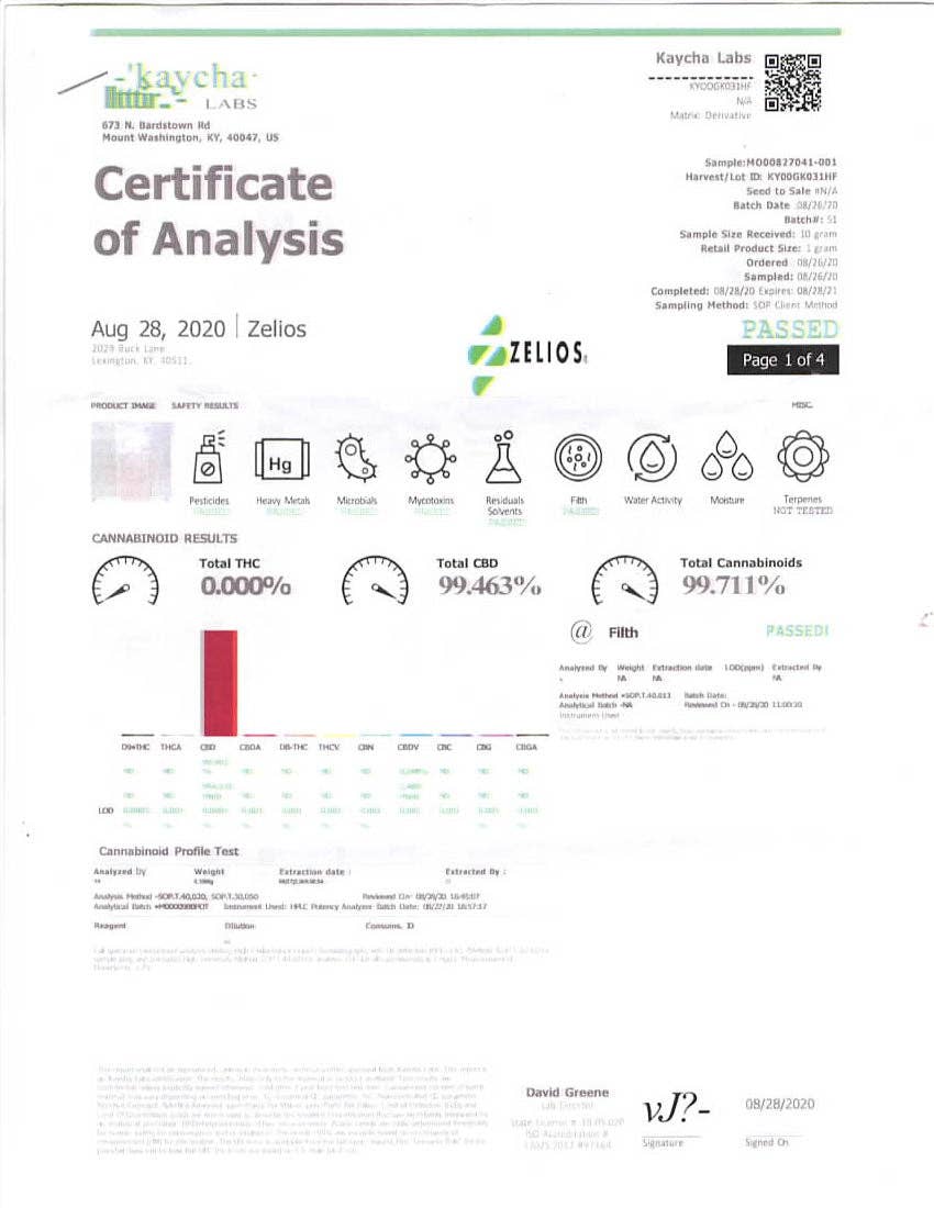 INDIGO BLUE CBD CANDLE