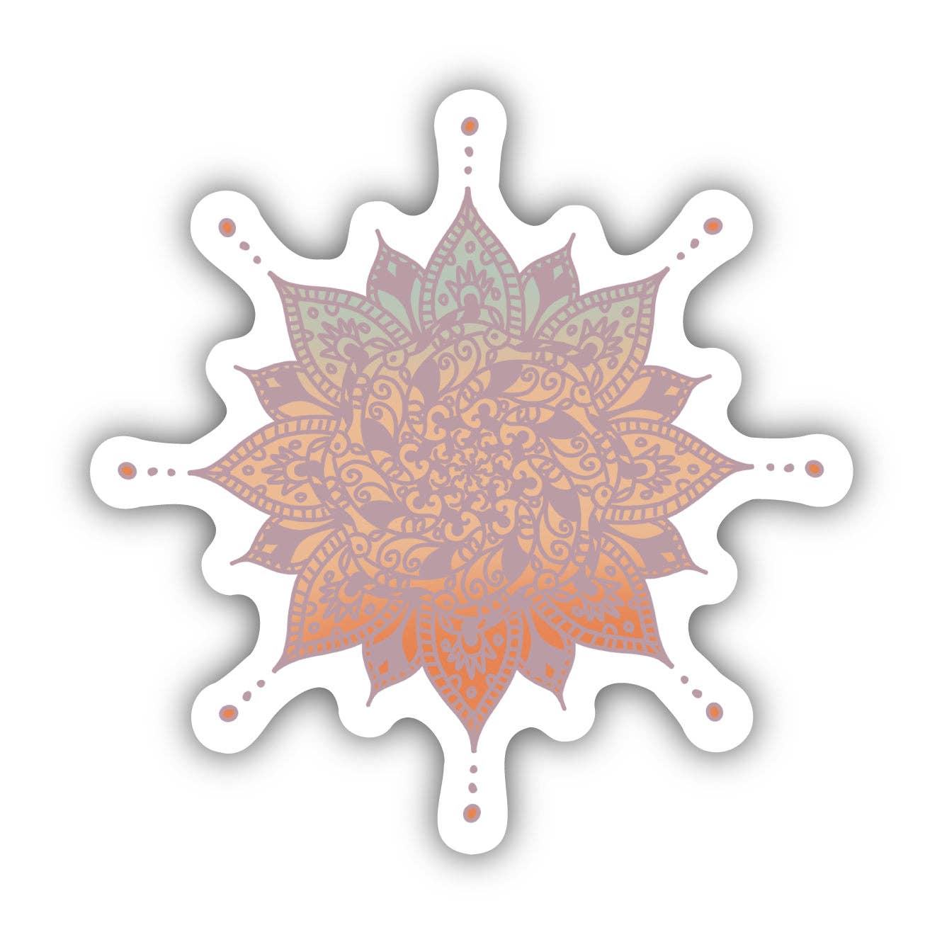 Mandala Yoga Sticker