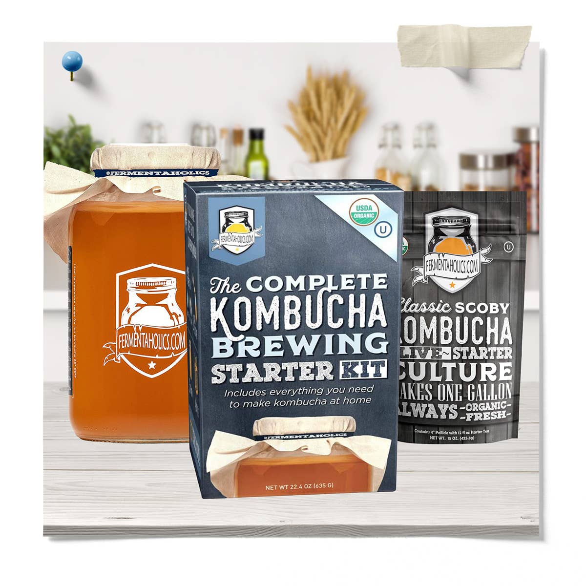 Complete Kombucha Brewing Starter Kit – Classic