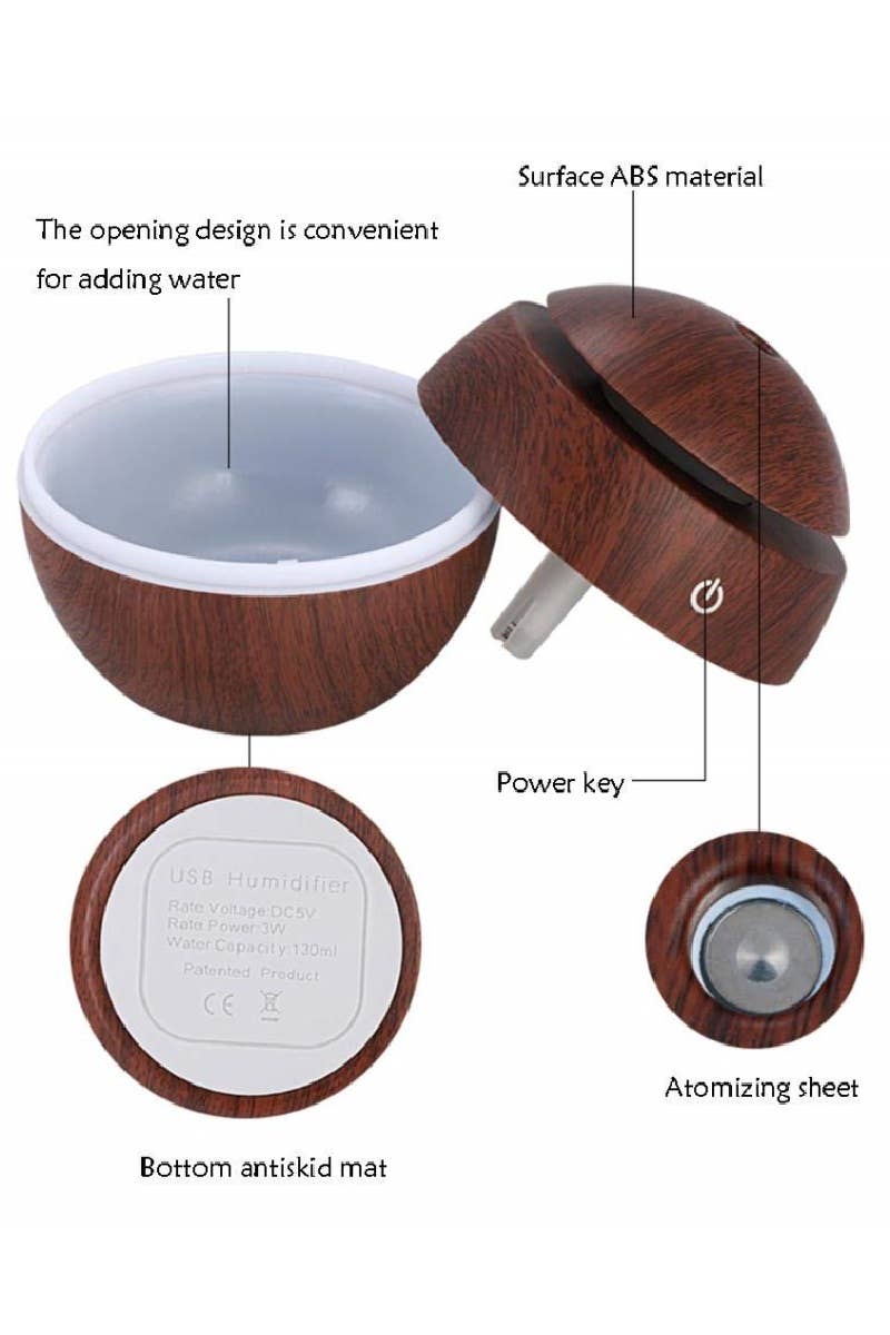 Mini Ultrasonic Humidifier Aroma Therapy Diffuser