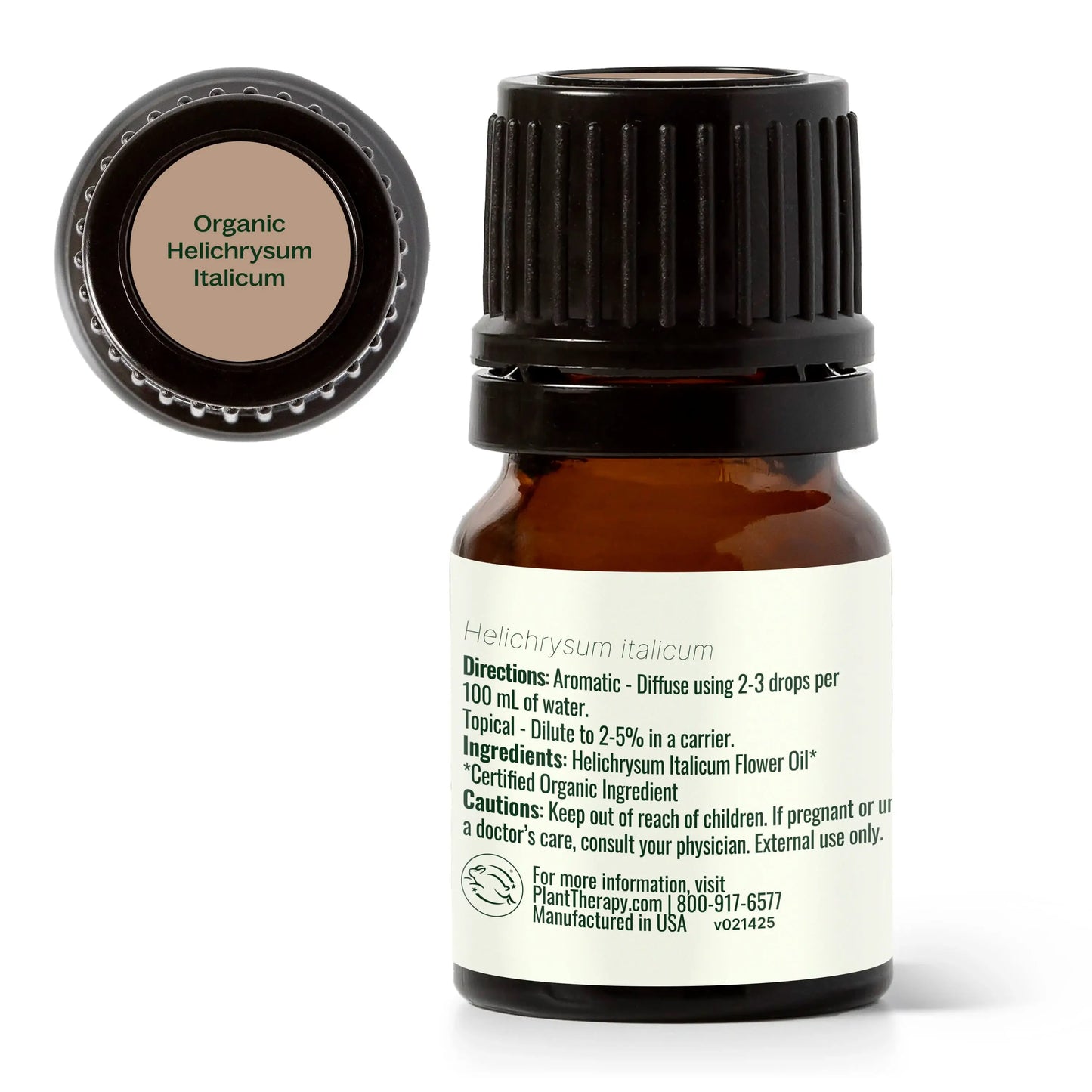 Organic Helichrysum Italicum Essential Oil 2.5 mL