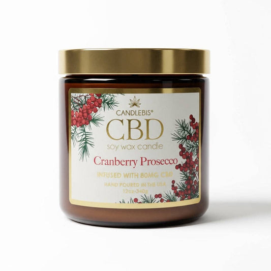 CRANBERRY PROSECCO CBD CANDLE