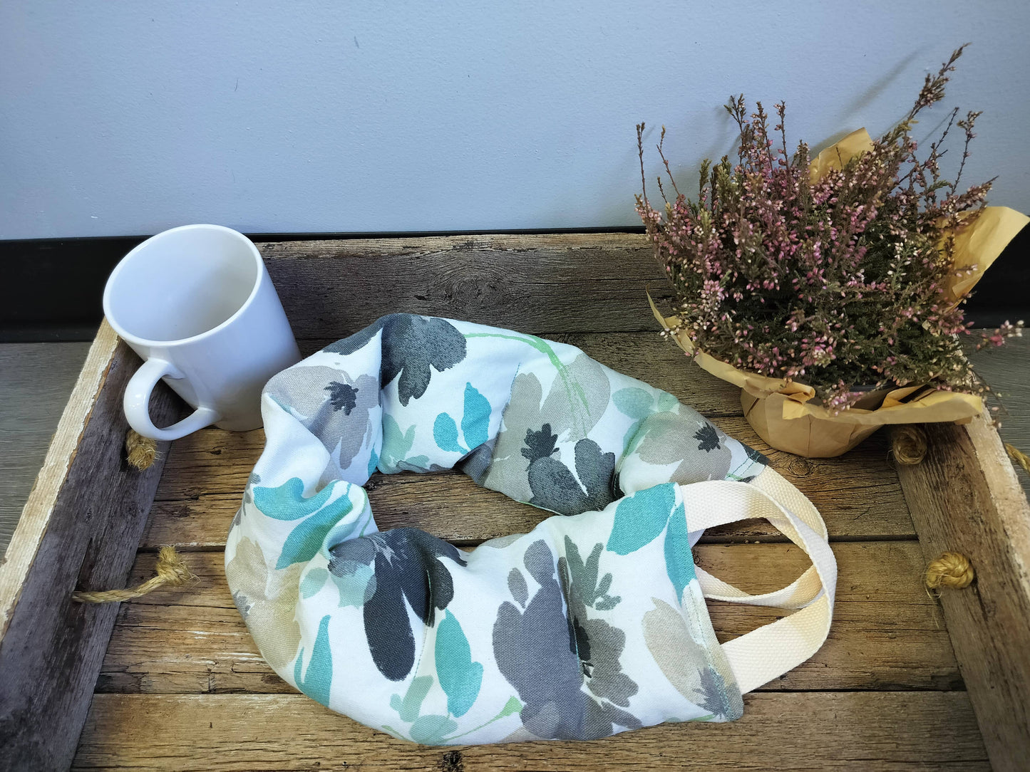 Microwavable, Rice-filled Heating Pad - Made by Survivors