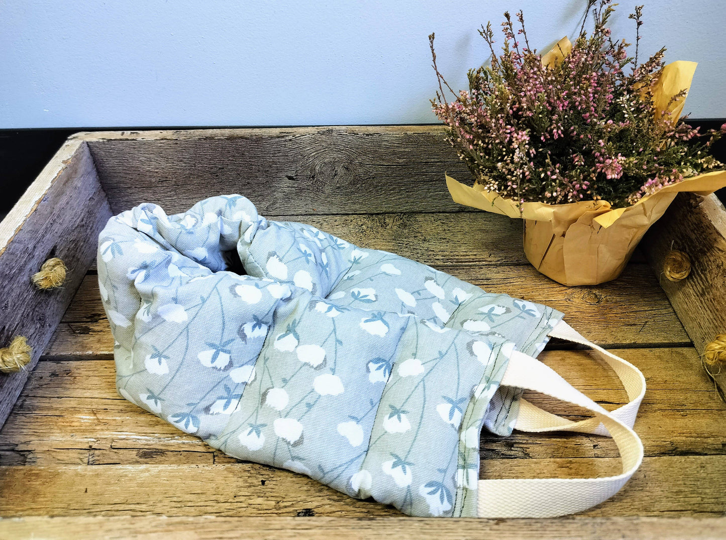 Microwavable, Rice-filled Heating Pad - Made by Survivors