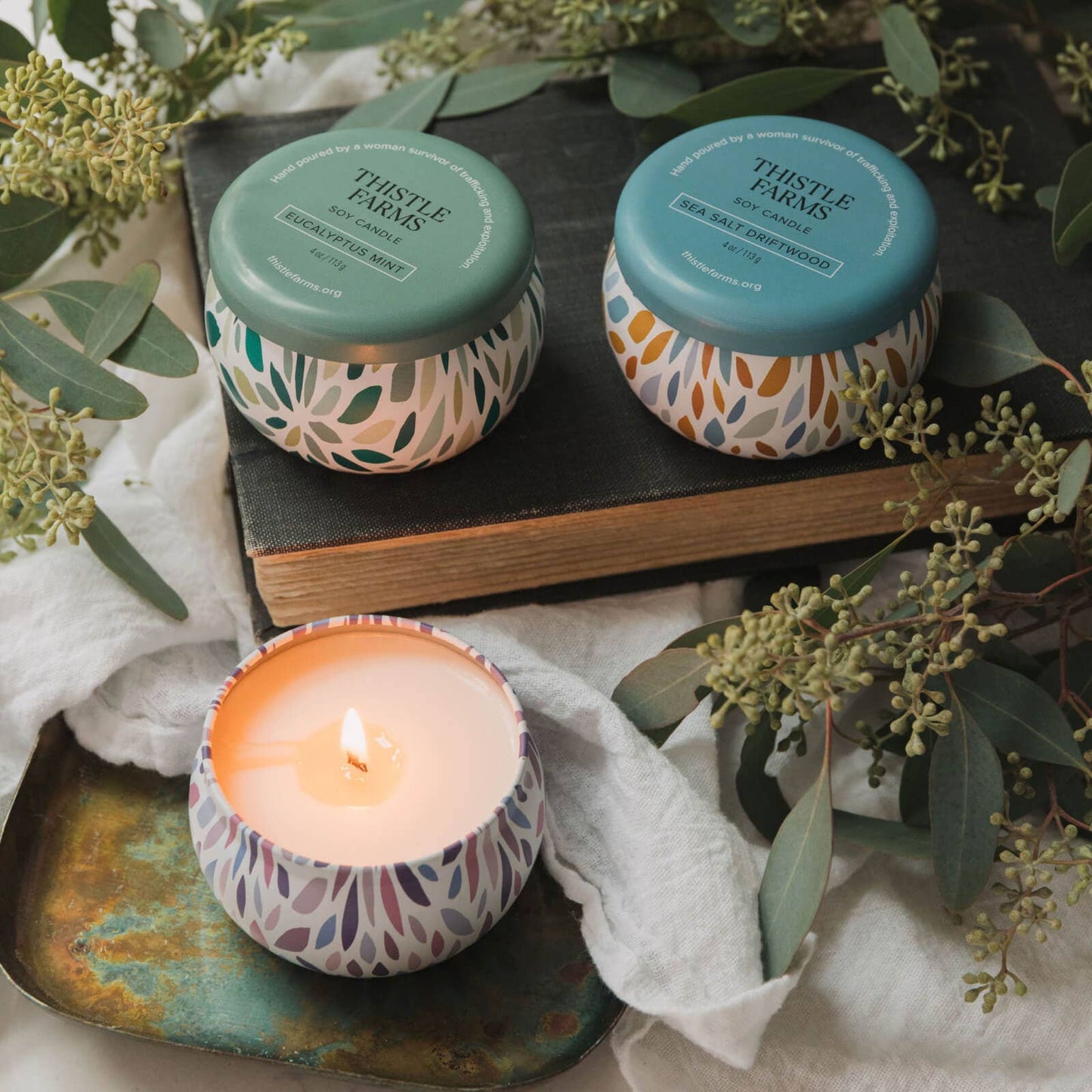 Lavender Love Heals Mini Candle