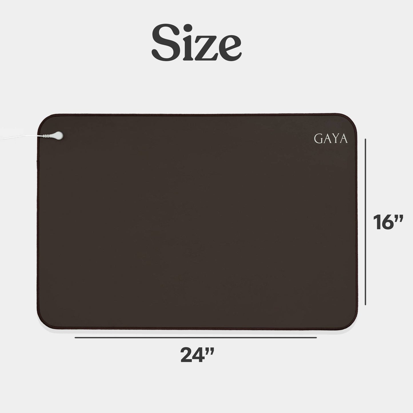 Grounding Mat - Improve Sleep & Reduce inflammation, Brown