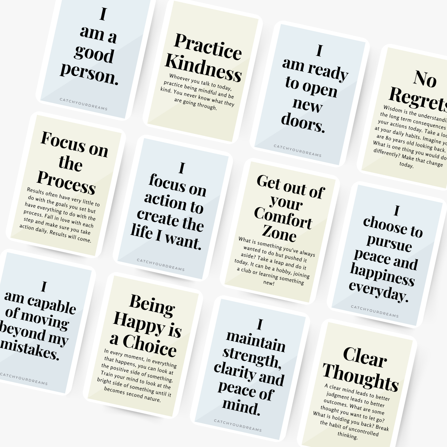 Mind of a Champion - Affirmation Cards