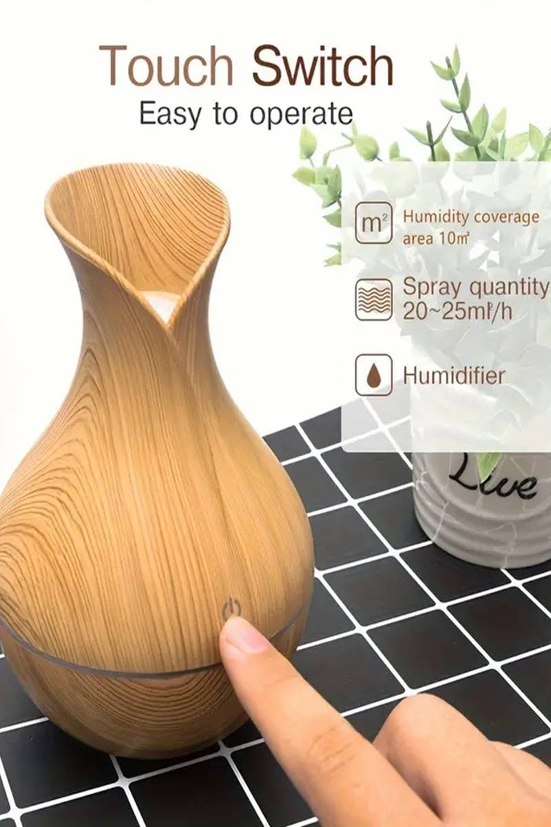 .._ 0725 Tik Tok Petal Shaped Ultrasonic Humidifier Aroma Diffuser SI