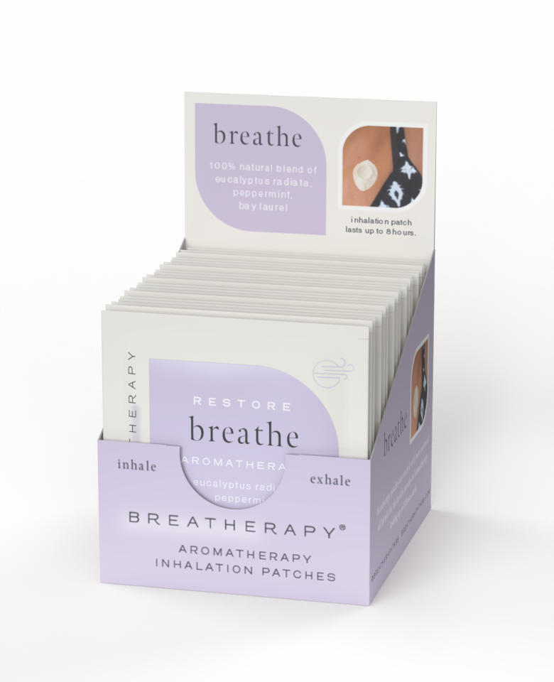 BREATHE Congestion Helping Aromatherapy Inhaler Patches POS