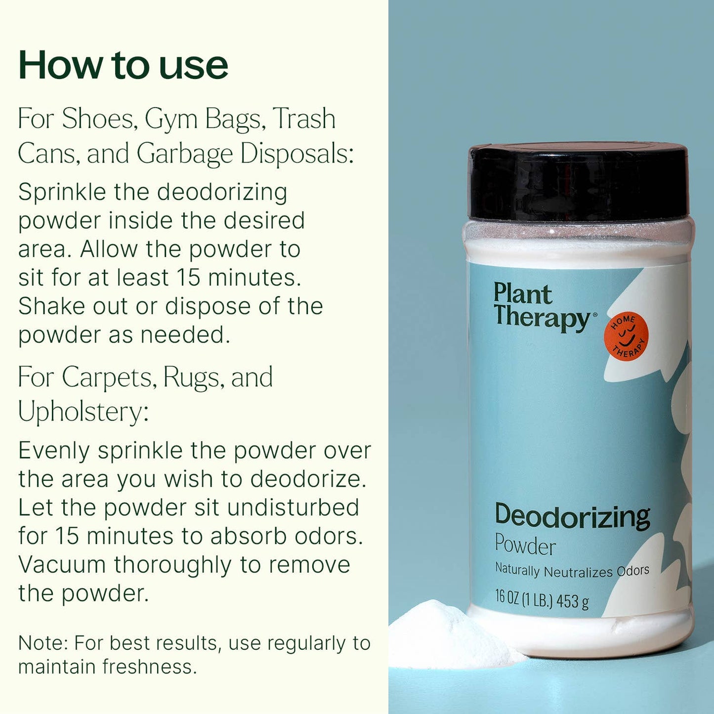 Deodorizing Powder 16 oz
