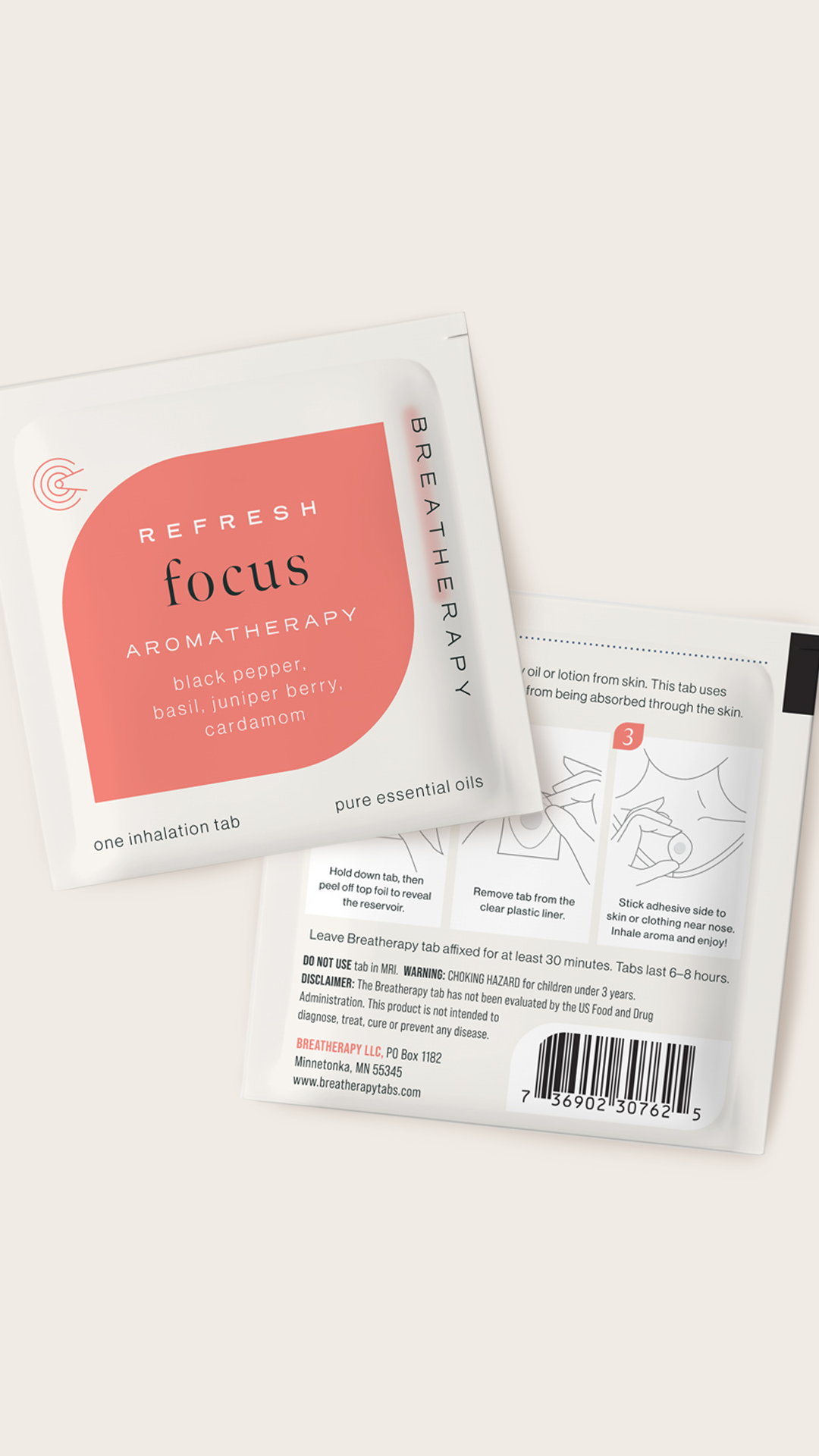FOCUS Aroma Patches Concentration + Mental Clarity (8-ct.)
