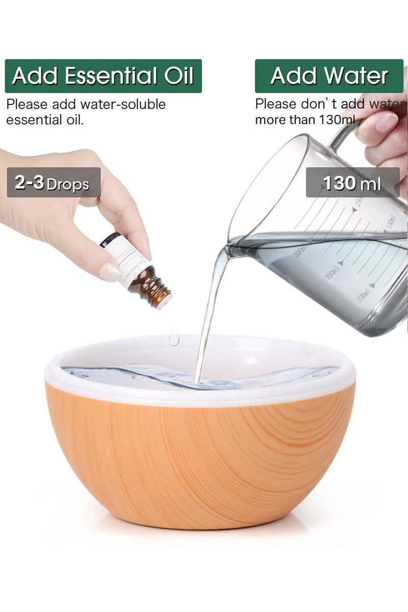 Petal Shaped Ultrasonic Humidifier Aroma Di