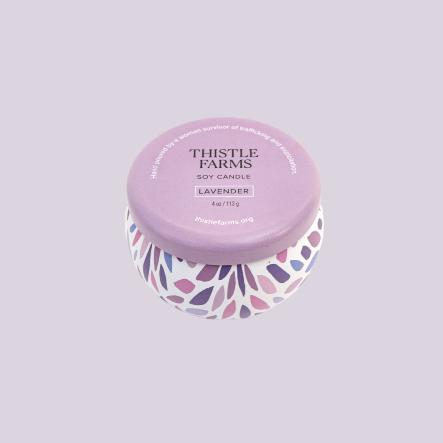 Lavender Love Heals Mini Candle