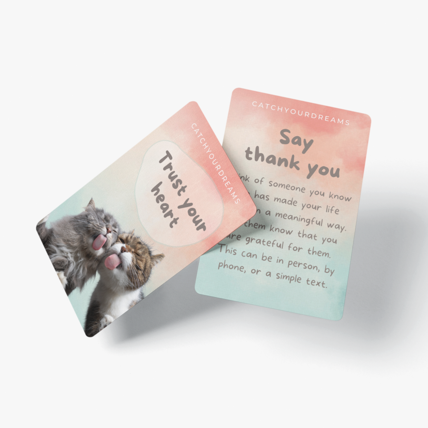 Cats Against Anxiety - Affirmation Cards for Self Care