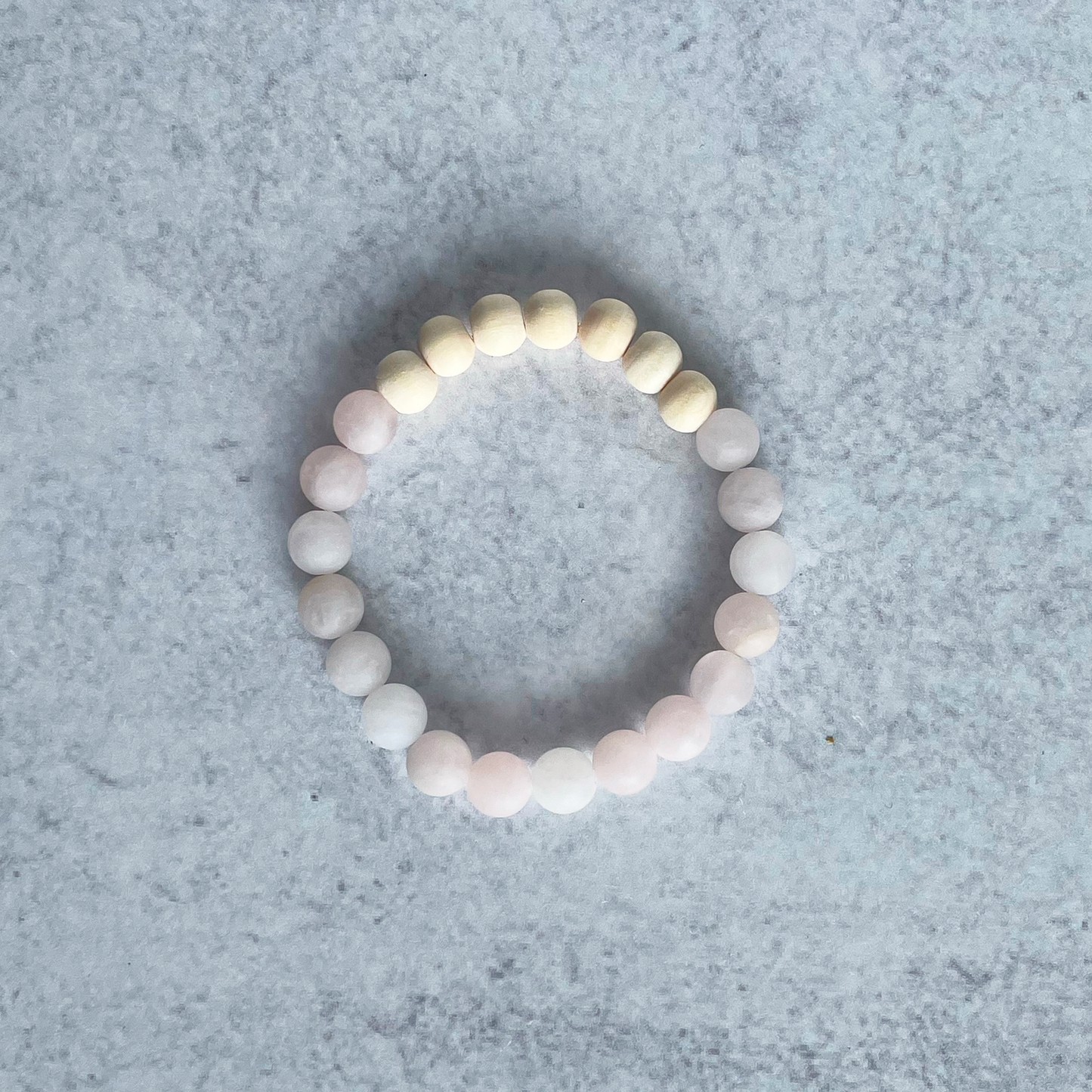 Feel to Heal Diffuser Bracelet  |  Rose Quartz Aromatherapy Bracelet