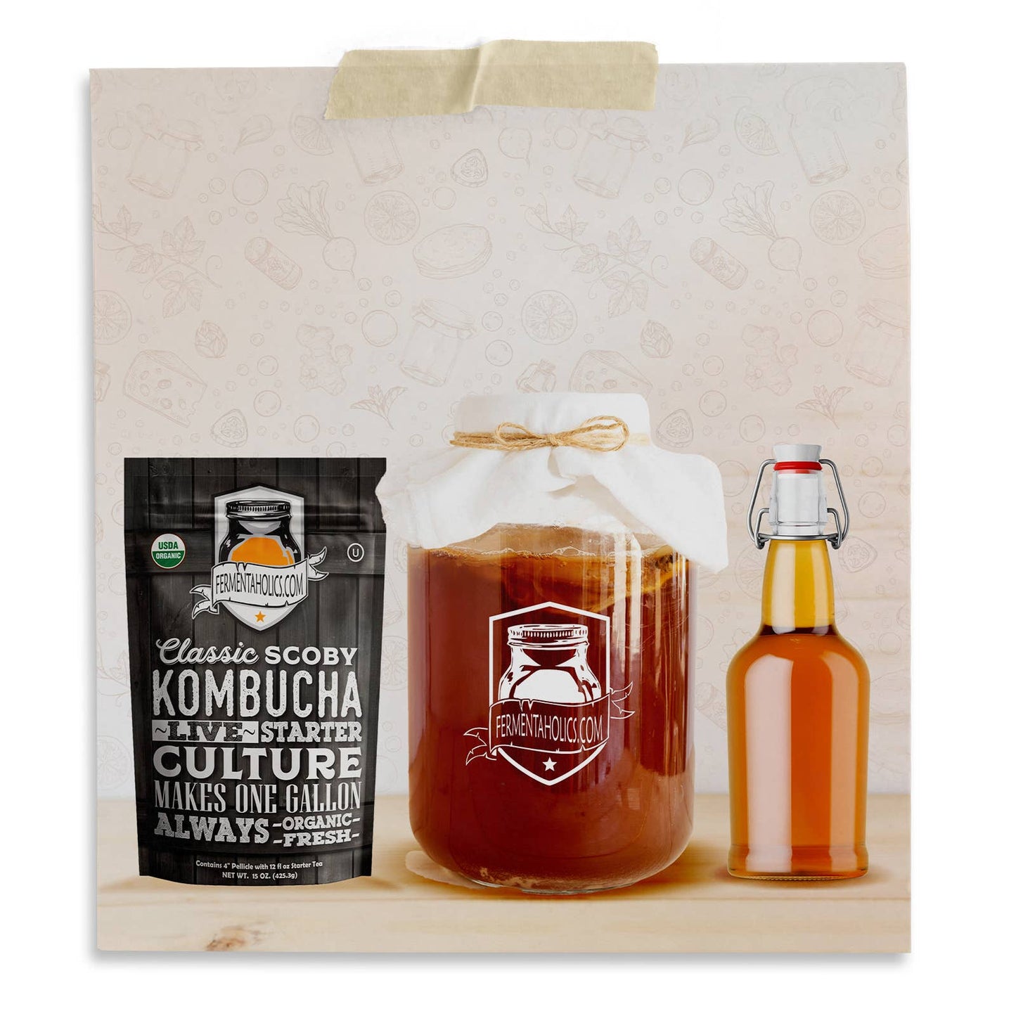 Kombucha Bottling Kit, Flip Top