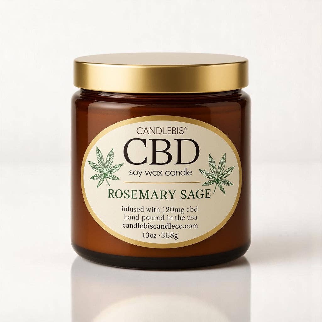 ROSEMARY SAGE CBD CANDLE