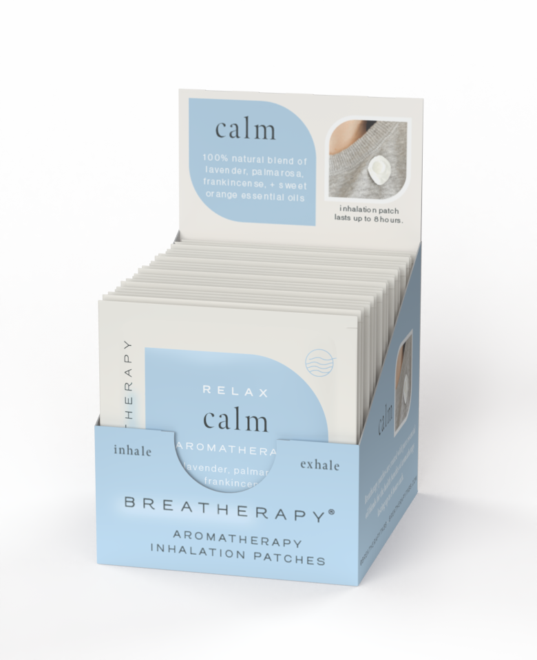 CALM Anti-anxiety Aromatherapy Inhaler Patches POS