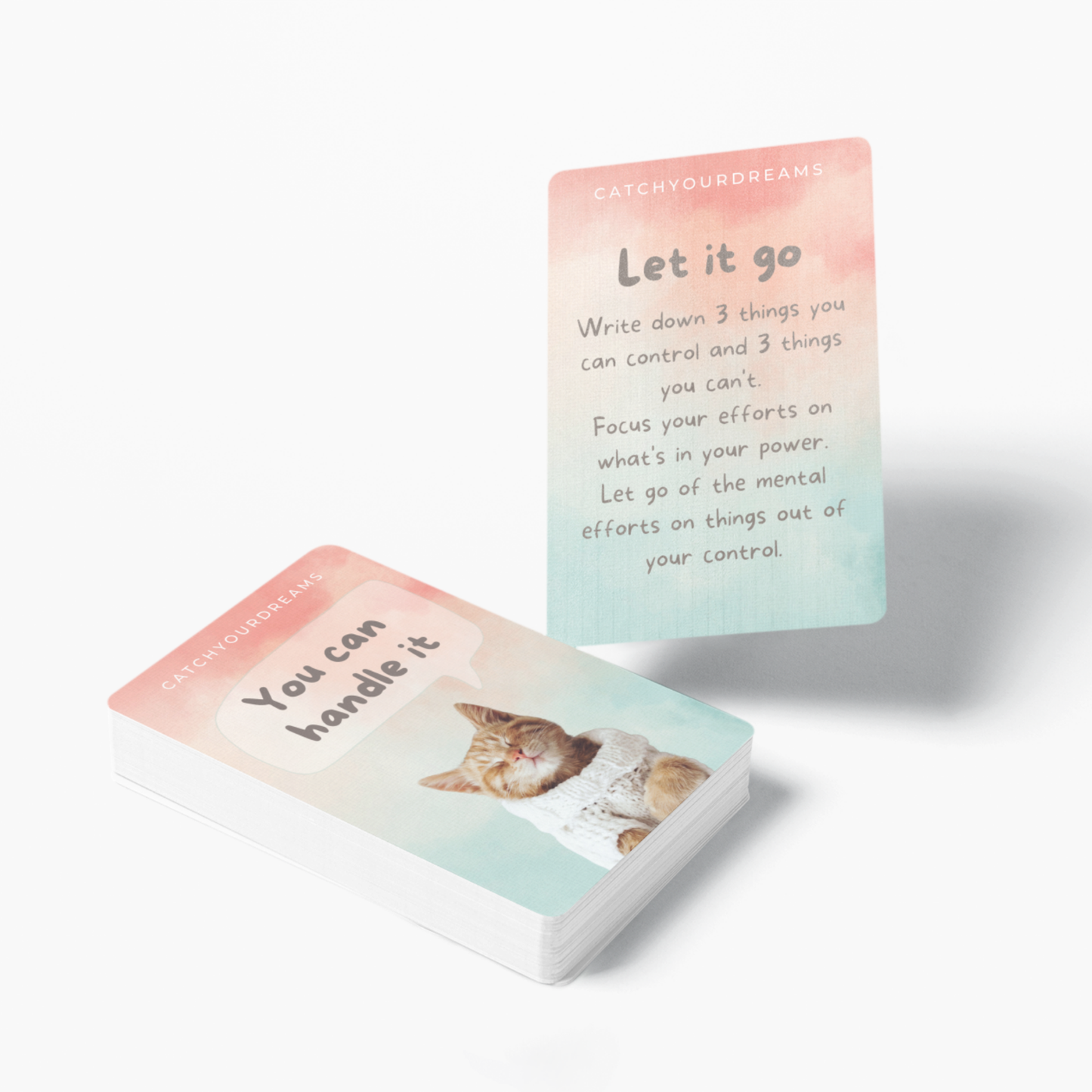 Cats Against Anxiety - Affirmation Cards for Self Care