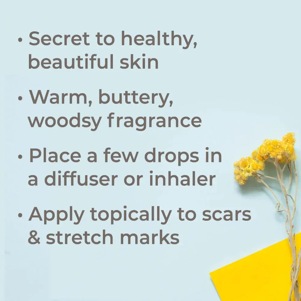 Organic Helichrysum Italicum Essential Oil 2.5 mL