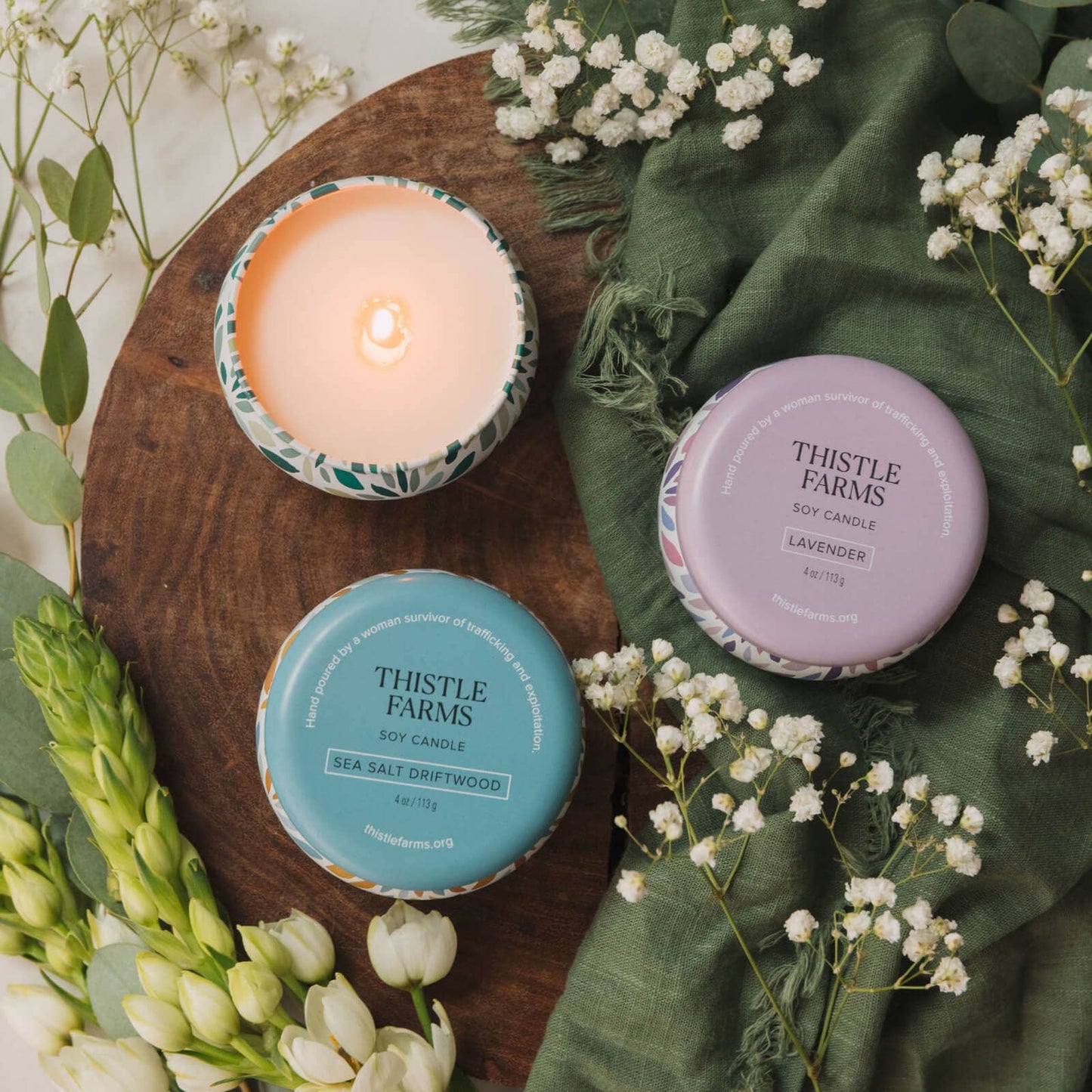 Eucalyptus Mint Love Heals Mini Candle