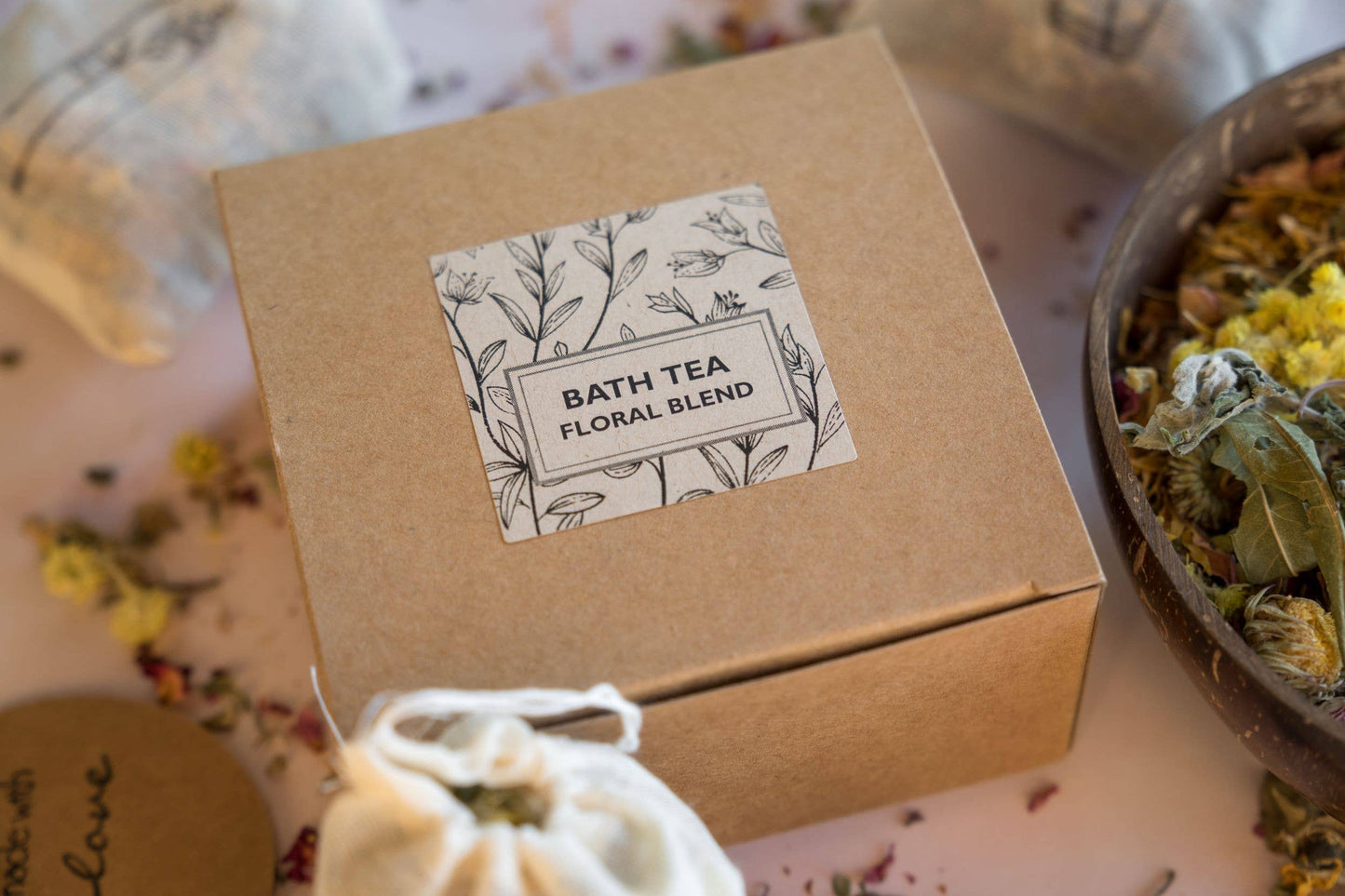 Bath Tea, Bath Tea Soak, Bath Tea Bag, Floral Bath Tea Soak