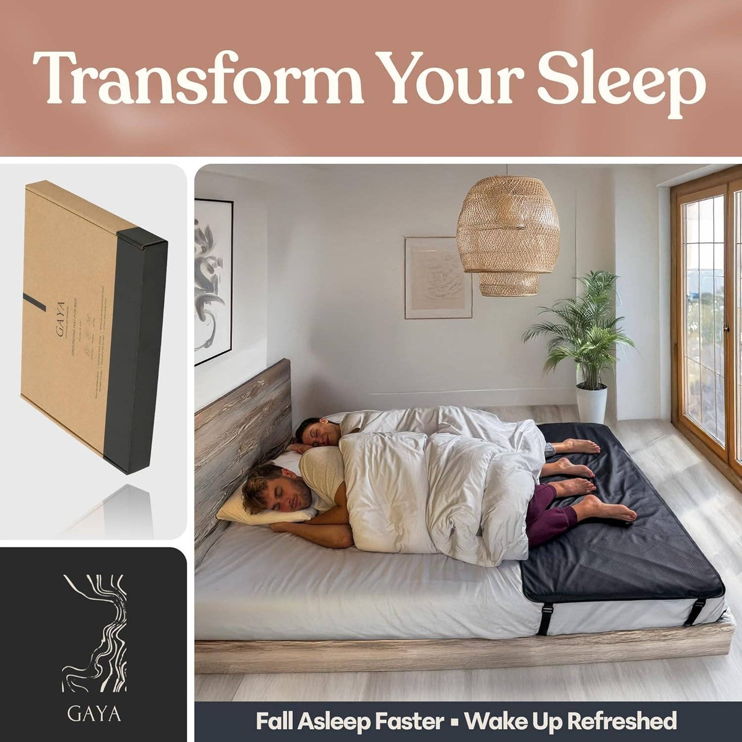 Grounding Mat for Bed – Better Sleep & Inflammation, Queen