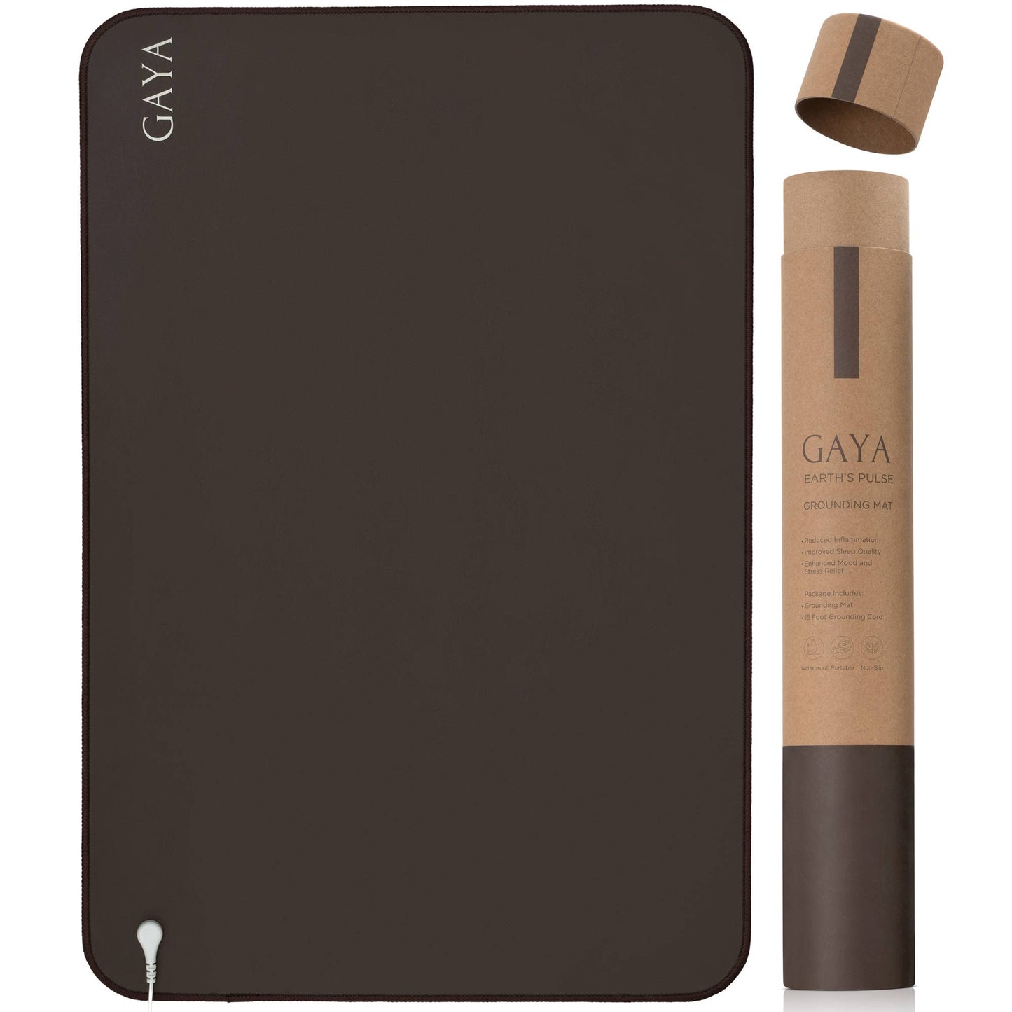 Grounding Mat - Improve Sleep & Reduce inflammation, Brown