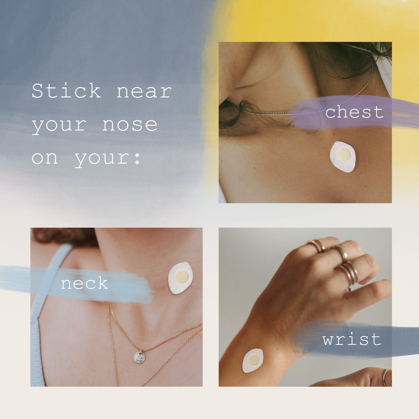 LAVENDER Relaxing Aromatherapy Inhaler Patches POS