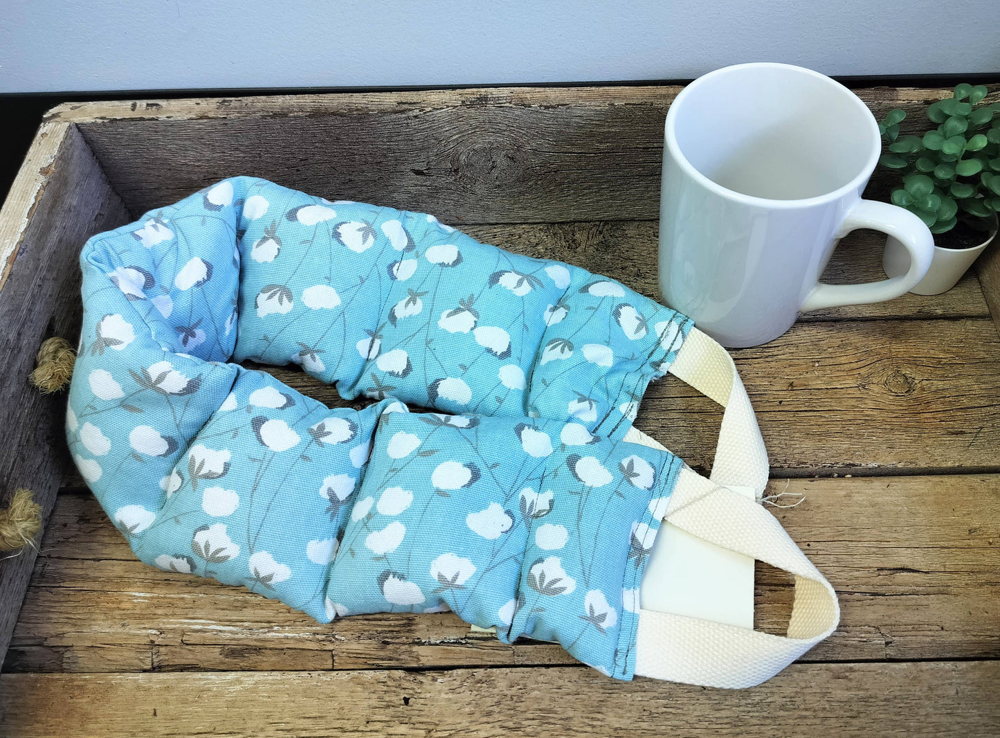 Microwavable, Rice-filled Heating Pad - Made by Survivors