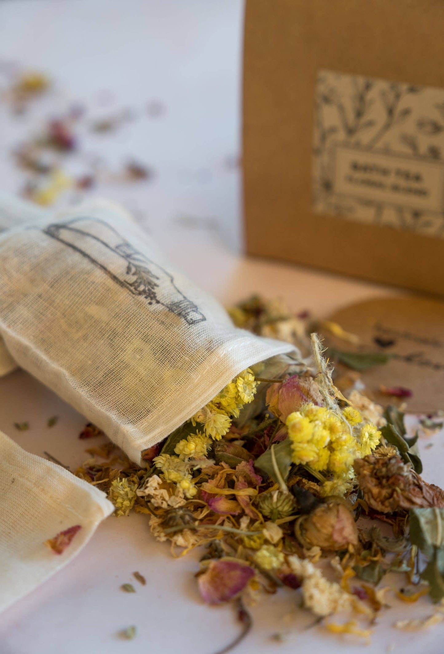 Bath Tea, Bath Tea Soak, Bath Tea Bag, Floral Bath Tea Soak