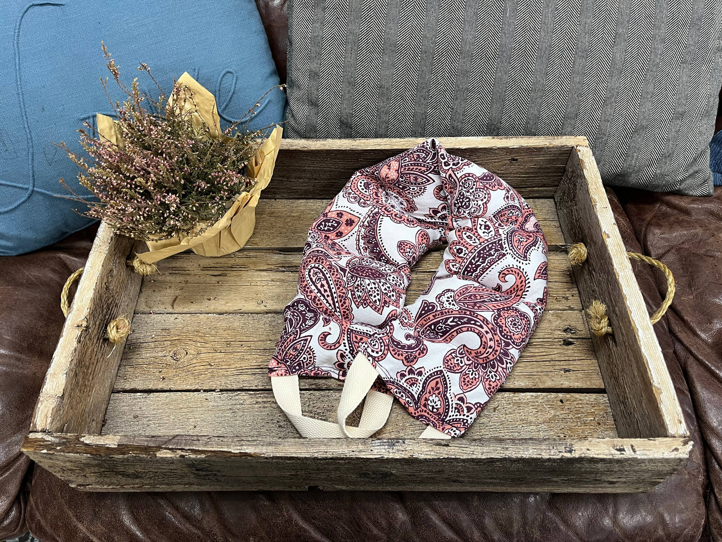 Microwavable, Rice-filled Heating Pad - Made by Survivors