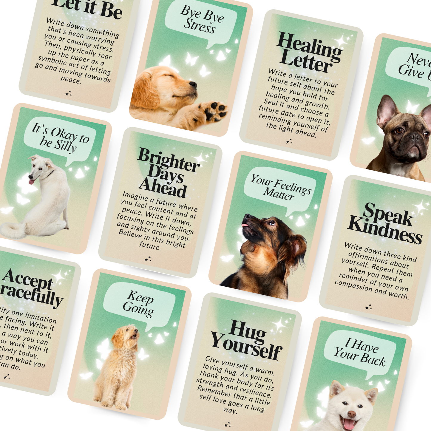 Dogs for Comfort - Affirmation Cards for Dog Lovers
