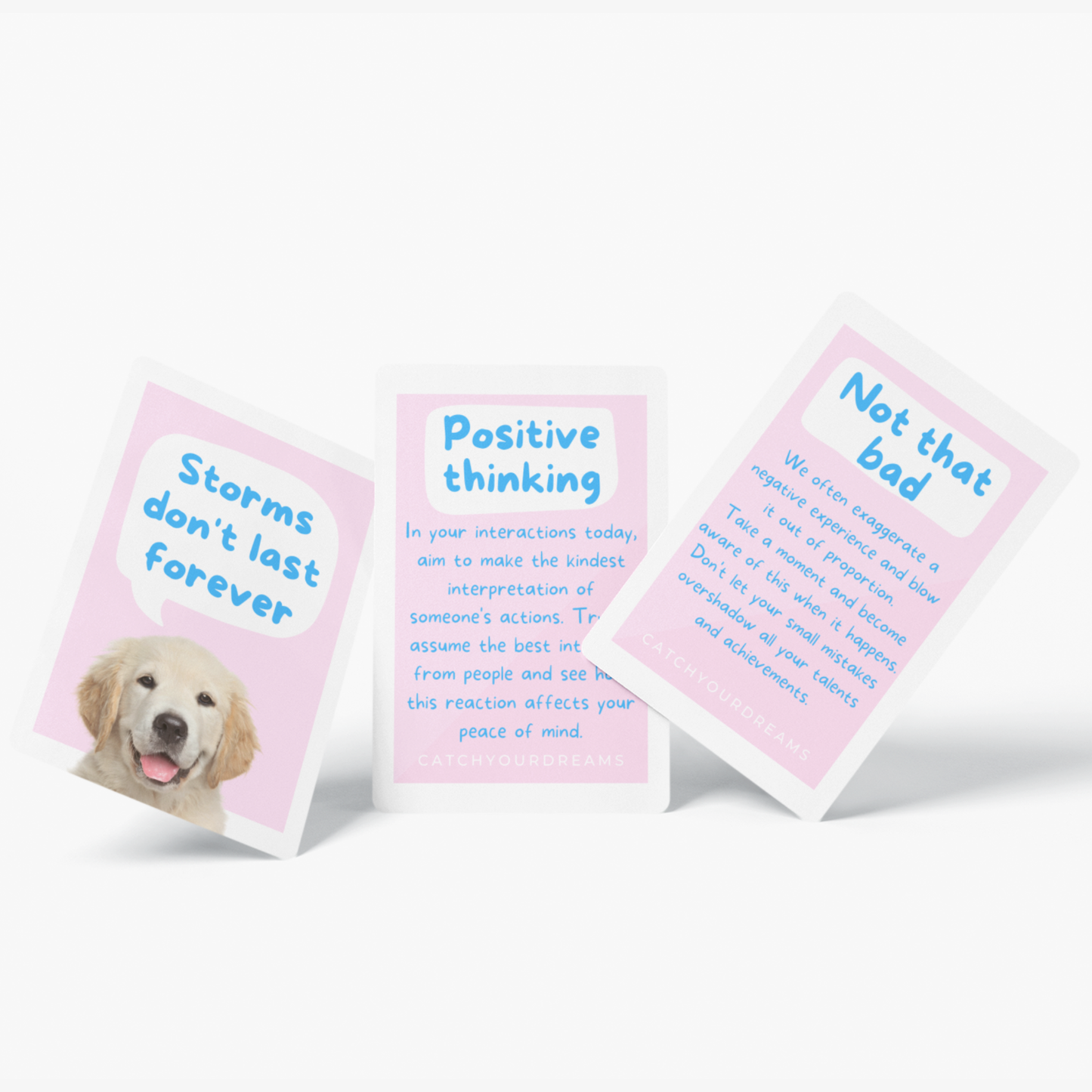 Dogs Against Anxiety - Affirmation Cards for Self Care