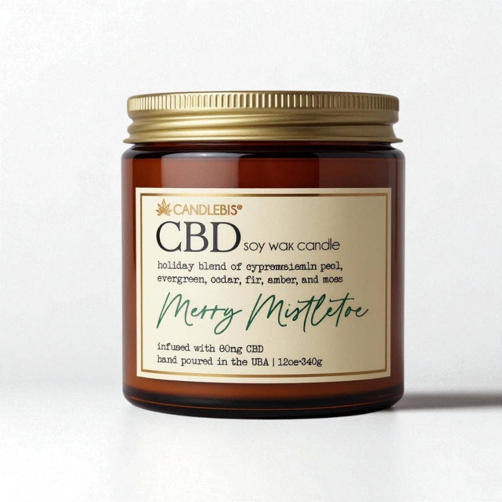 MERRY MISTLETOE CBD CANDLE