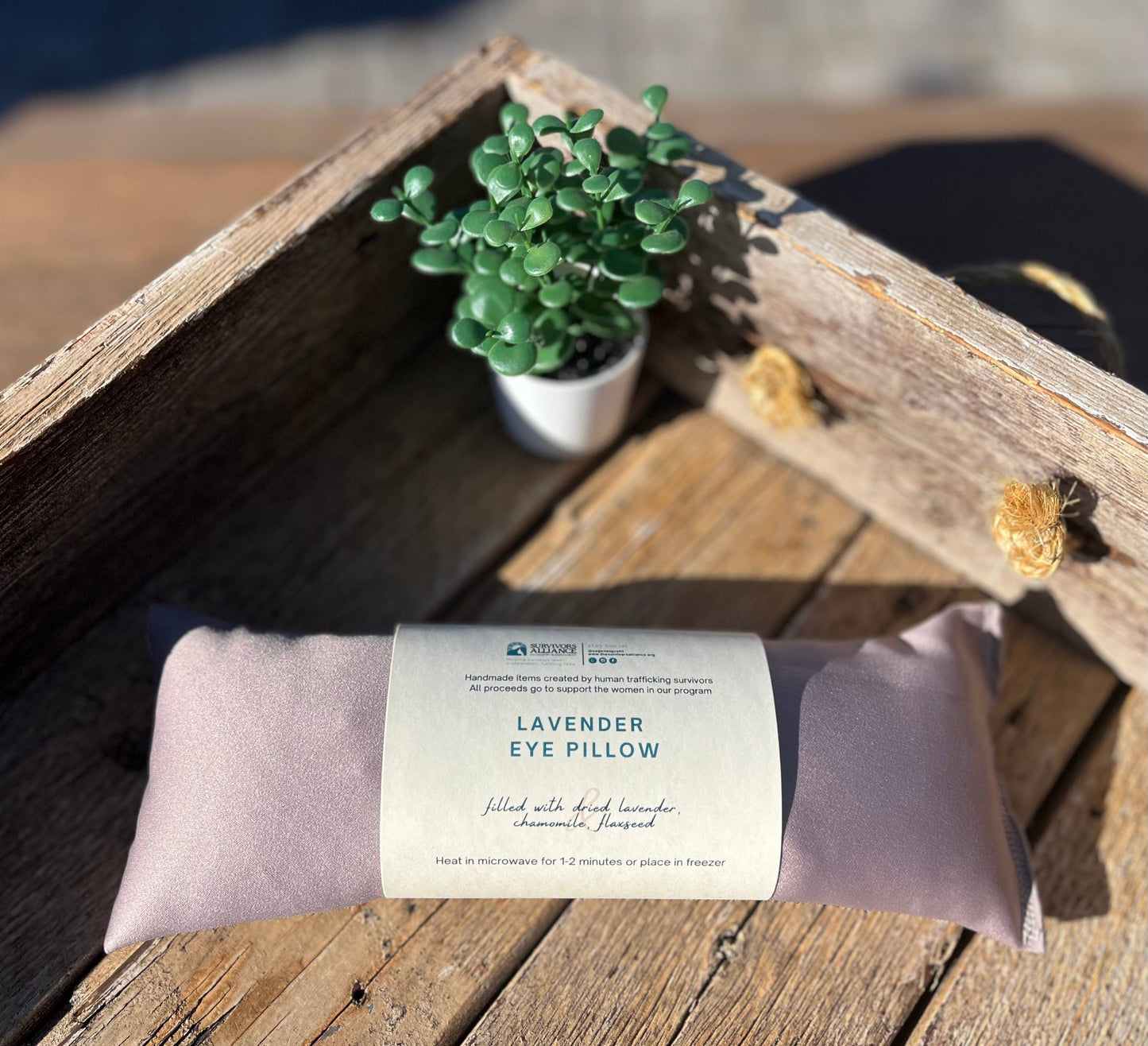 Eye Pillow with Lavender & Chamomile - Made by Survivors