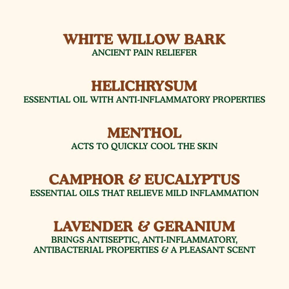 🌸#1 Springtime Gift-Willow Balm Pain Relief Cream 12 Ct