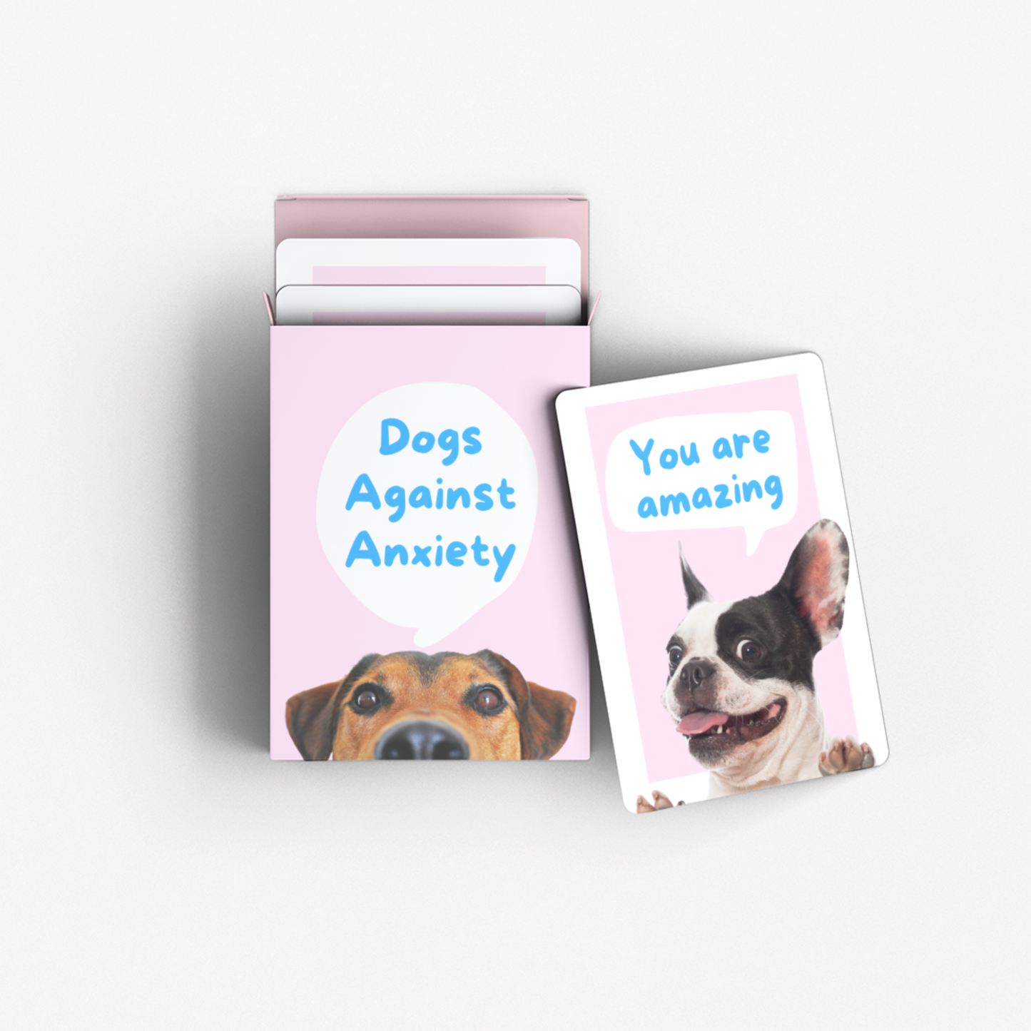 Dogs Against Anxiety - Affirmation Cards for Self Care