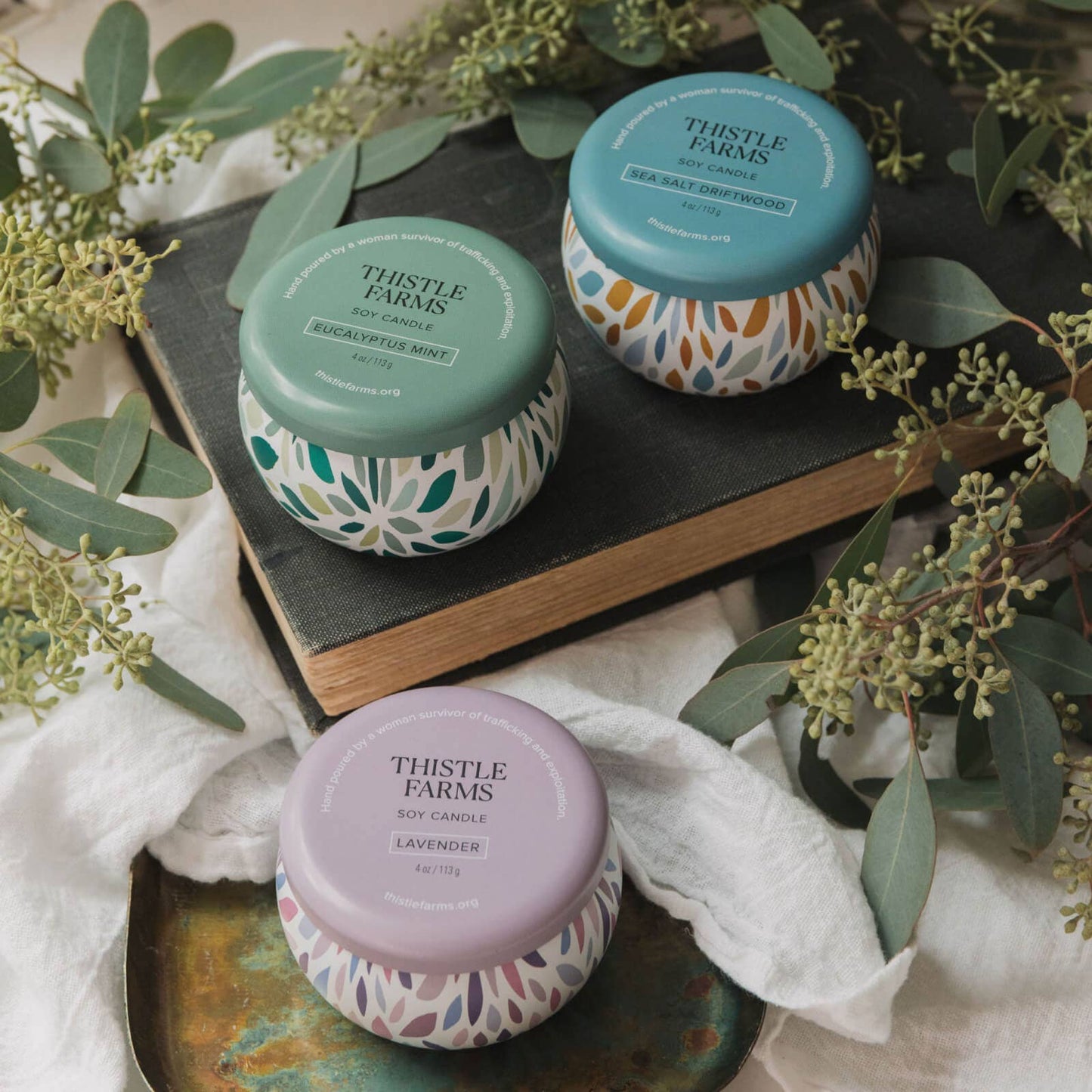 Eucalyptus Mint Love Heals Mini Candle
