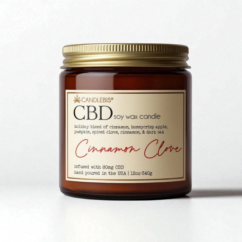 CINNAMON CLOVE CBD CANDLE