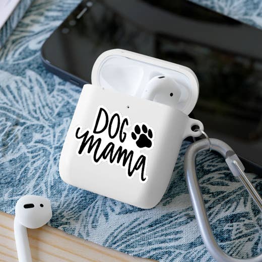 Dog Mama • Cute Pet Lover Vinyl Sticker- Black and White