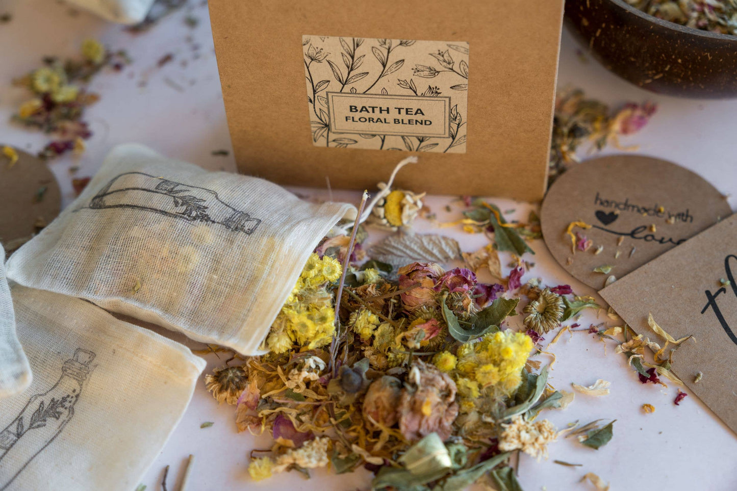 Bath Tea, Bath Tea Soak, Bath Tea Bag, Floral Bath Tea Soak