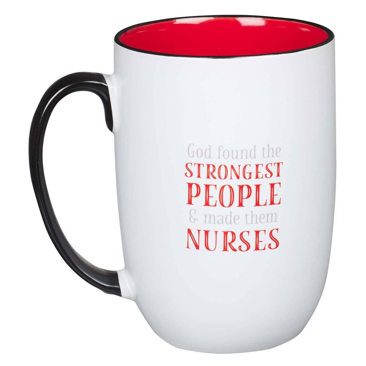 Mug White/Red Stethoscope Nurse
